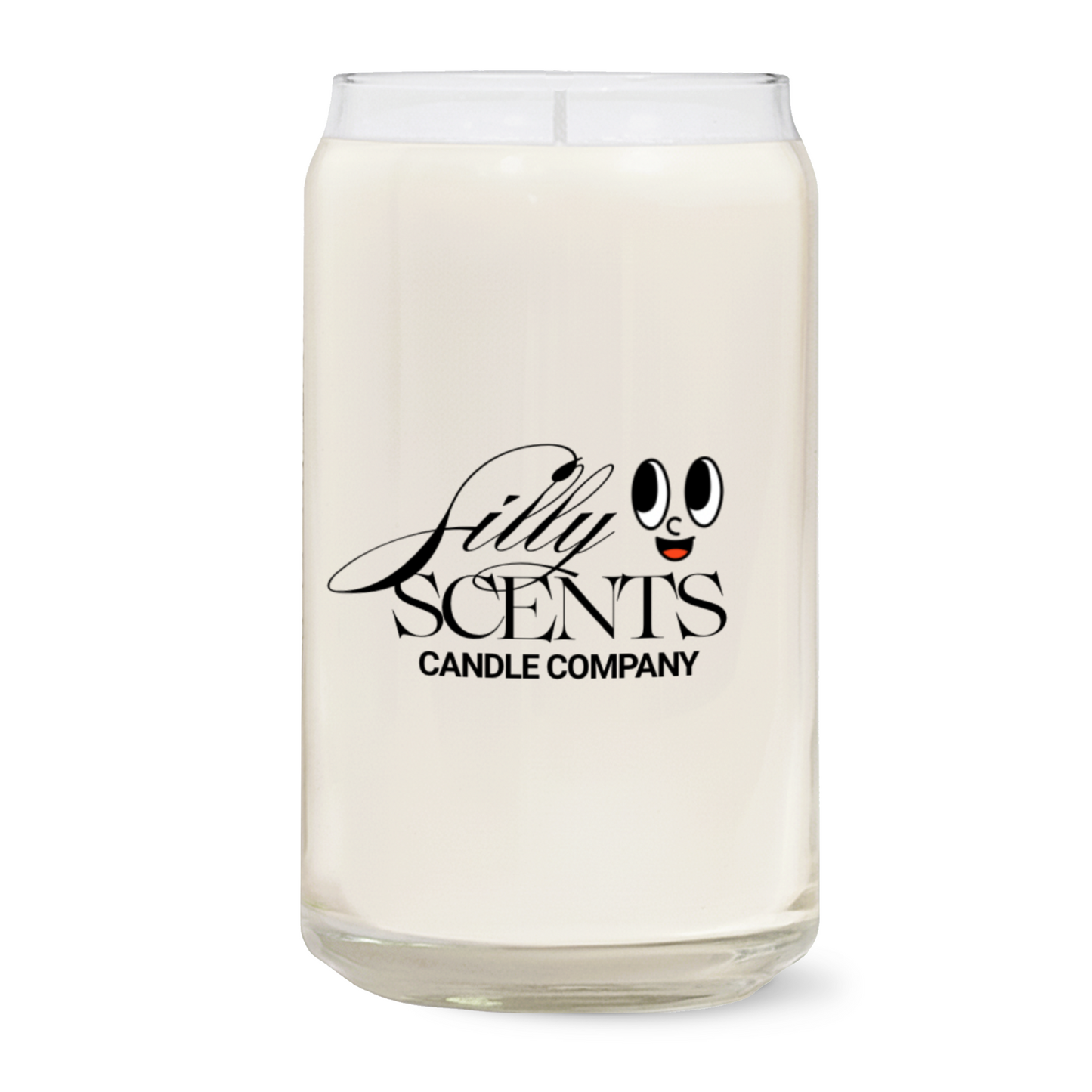 13.75oz Clear Jar Candle | 3"x3.75" White Label