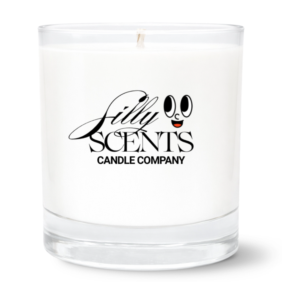 11oz Clear Tumbler Candle | 2.75"x2.25" White Label